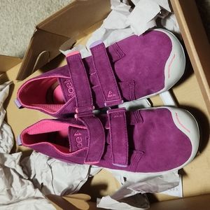 Plae Lou Suede Berry Youth size 3 NIB